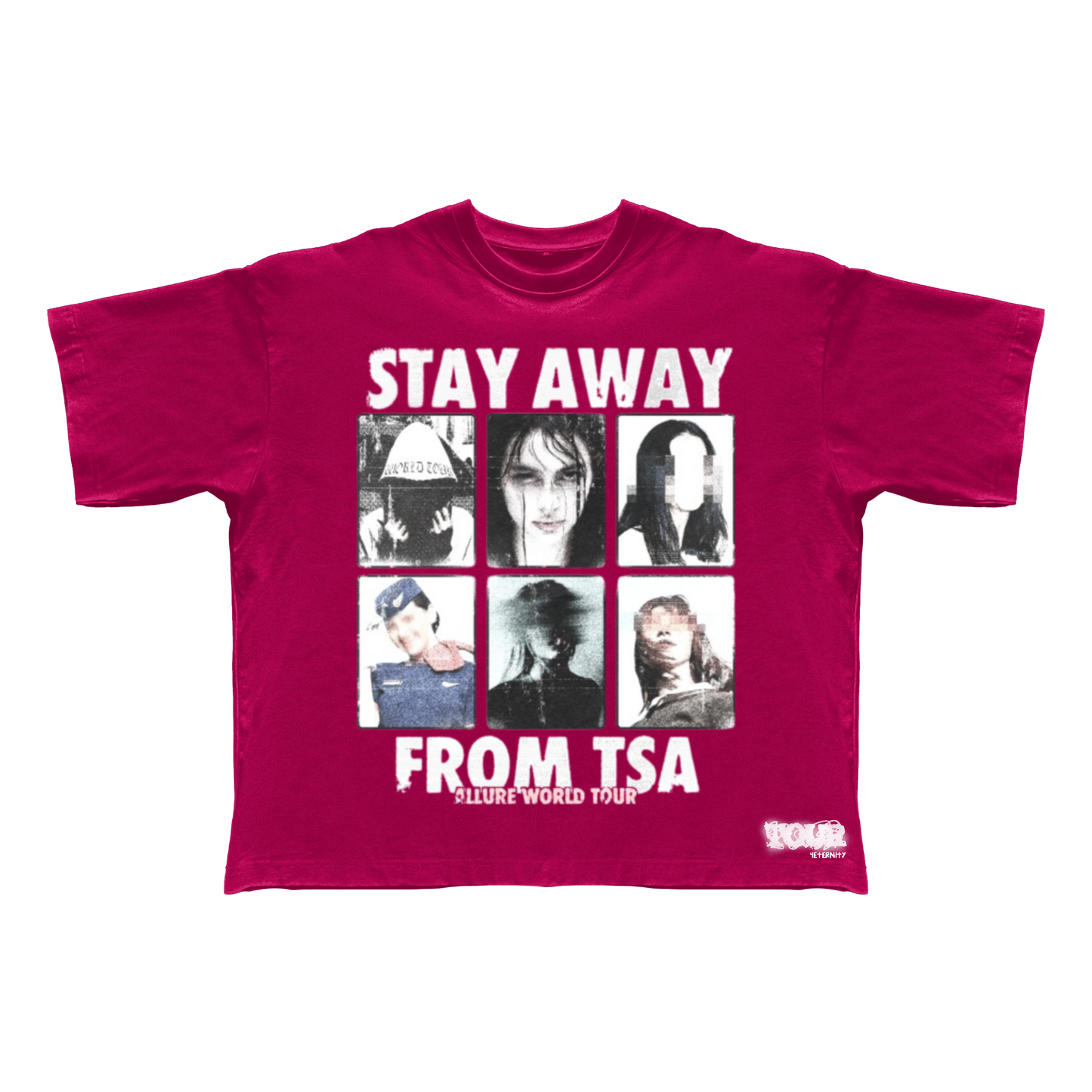 OVERSIZED PLUS FIT “STAYWAYFROMTSA” TEES